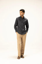Carbon Back-Pleat Shirt