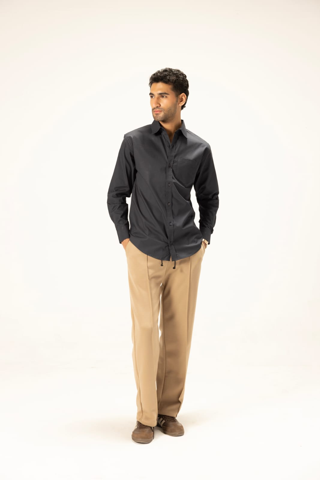Carbon Back-Pleat Shirt
