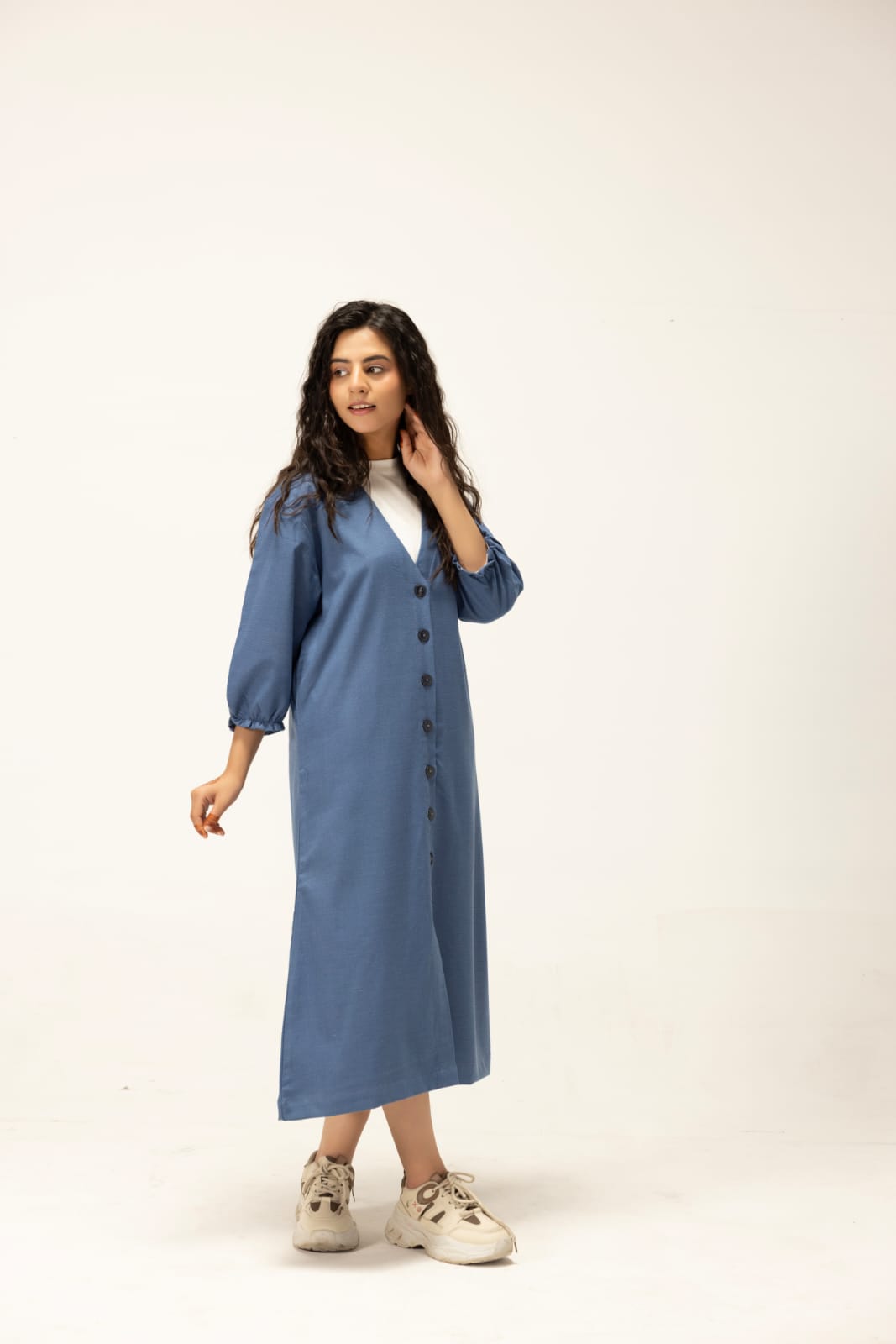Sapphire Meridian Long Shrug