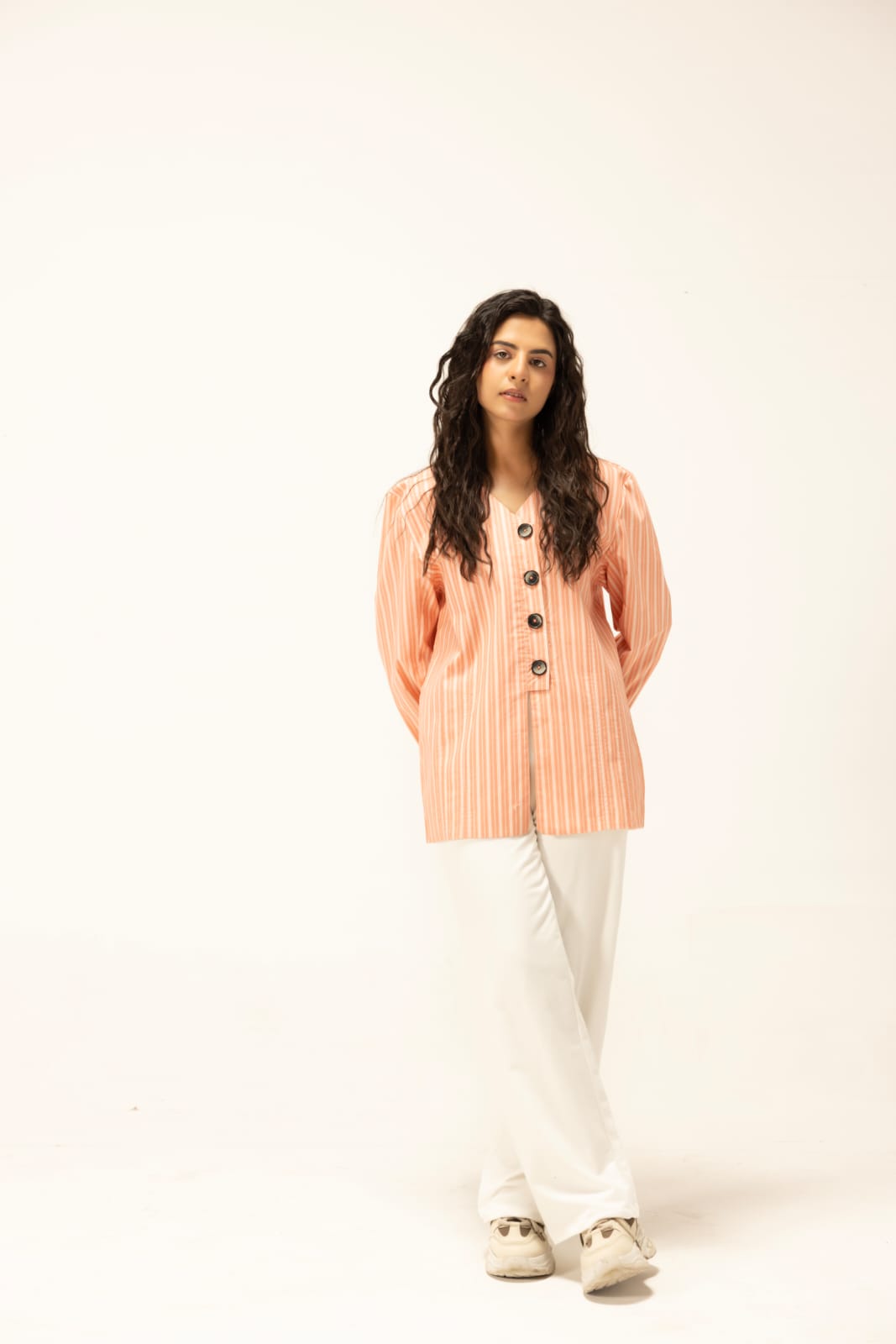 Nectarine Linear Coat
