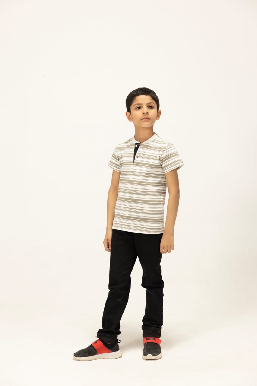 Striped Henley T-Shirt