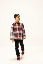 Classic Red Plaid Button-Down