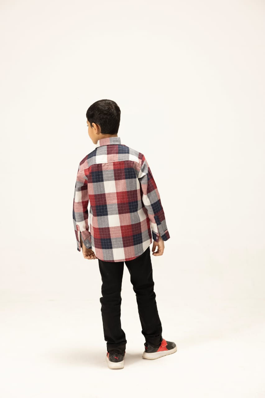 Classic Red Plaid Button-Down