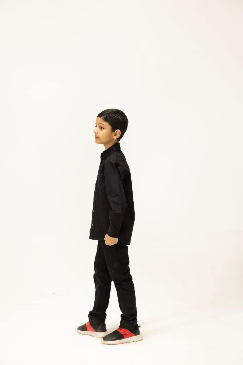 Classic Black  Button-Down