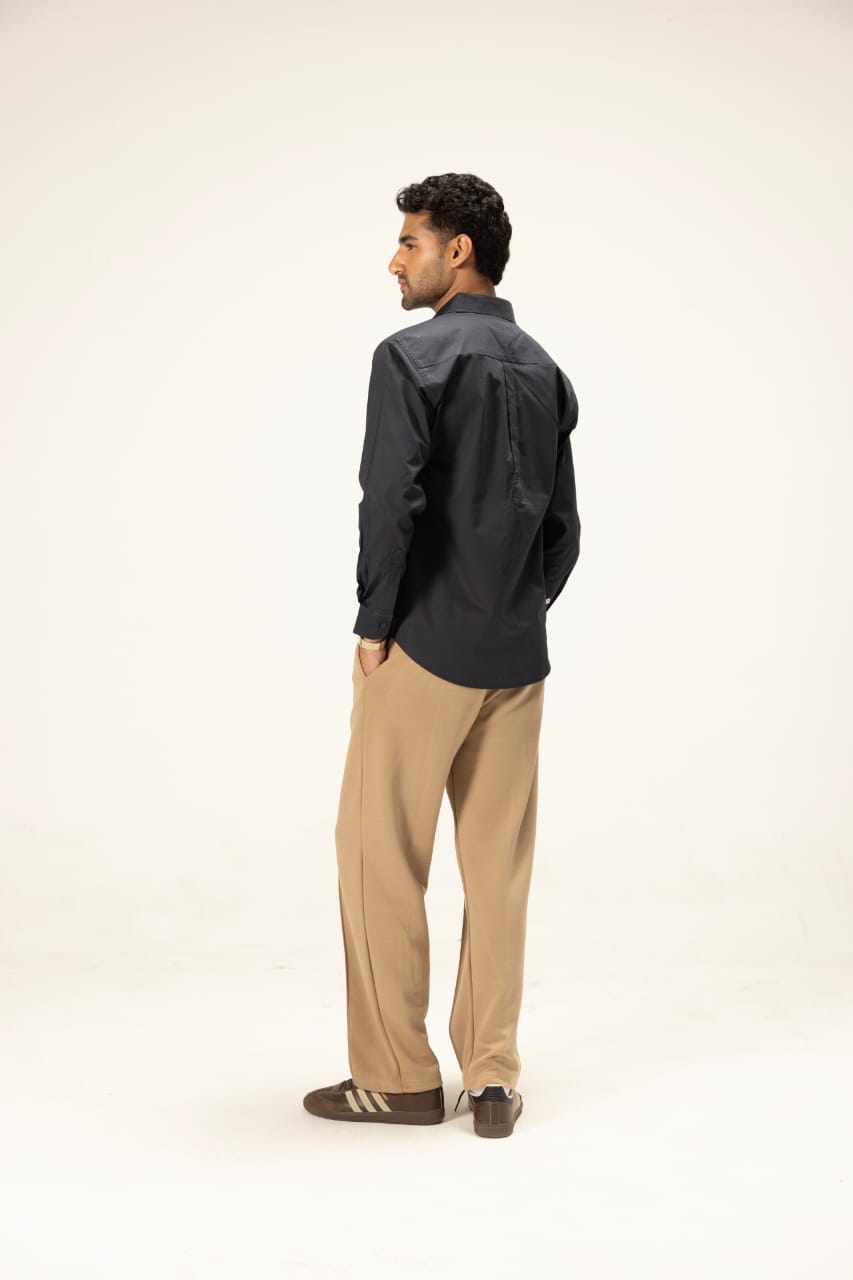 Carbon Back-Pleat Shirt