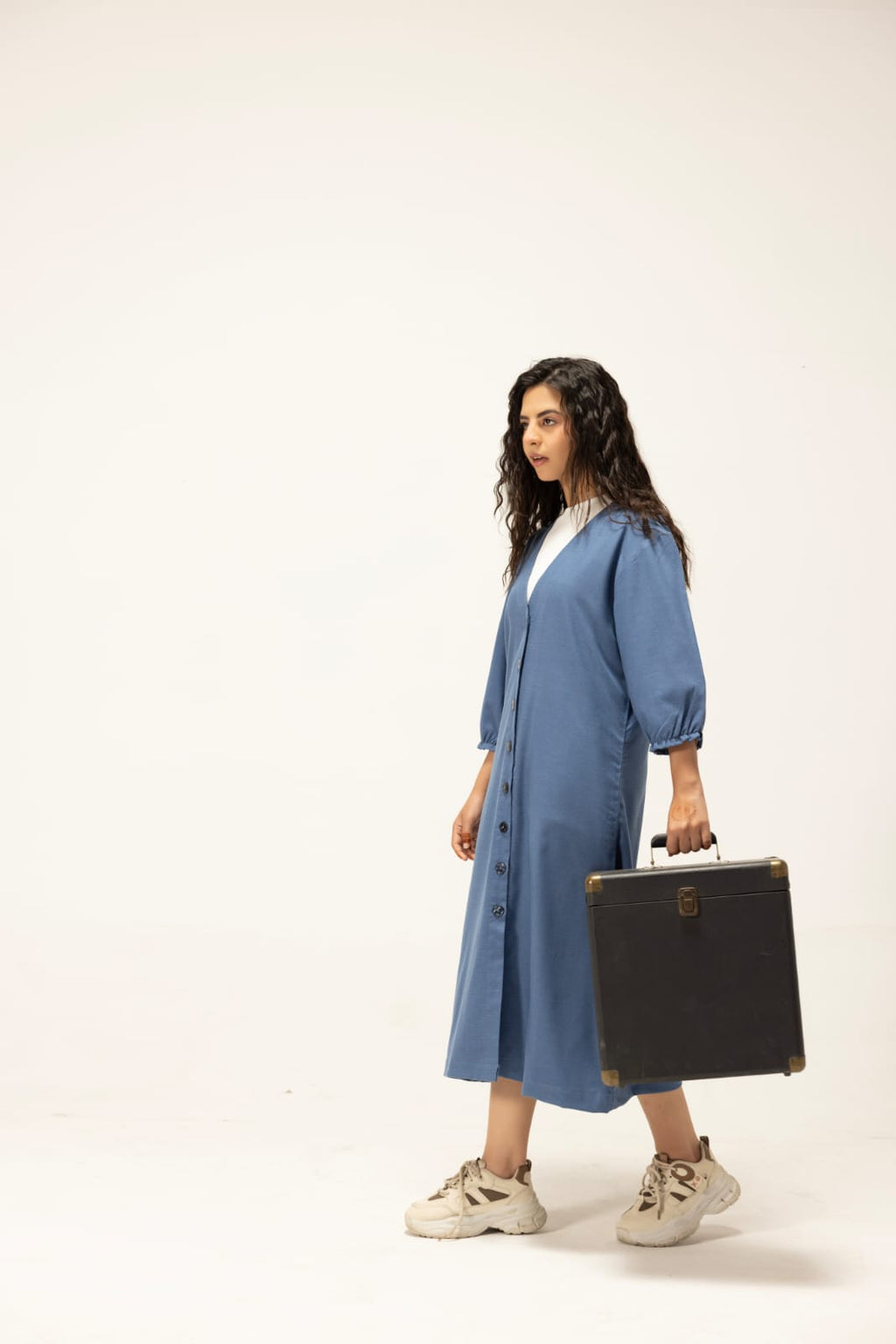 Sapphire Meridian Long Shrug