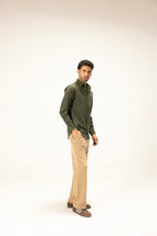 Olive Meridian Pocket Shirt