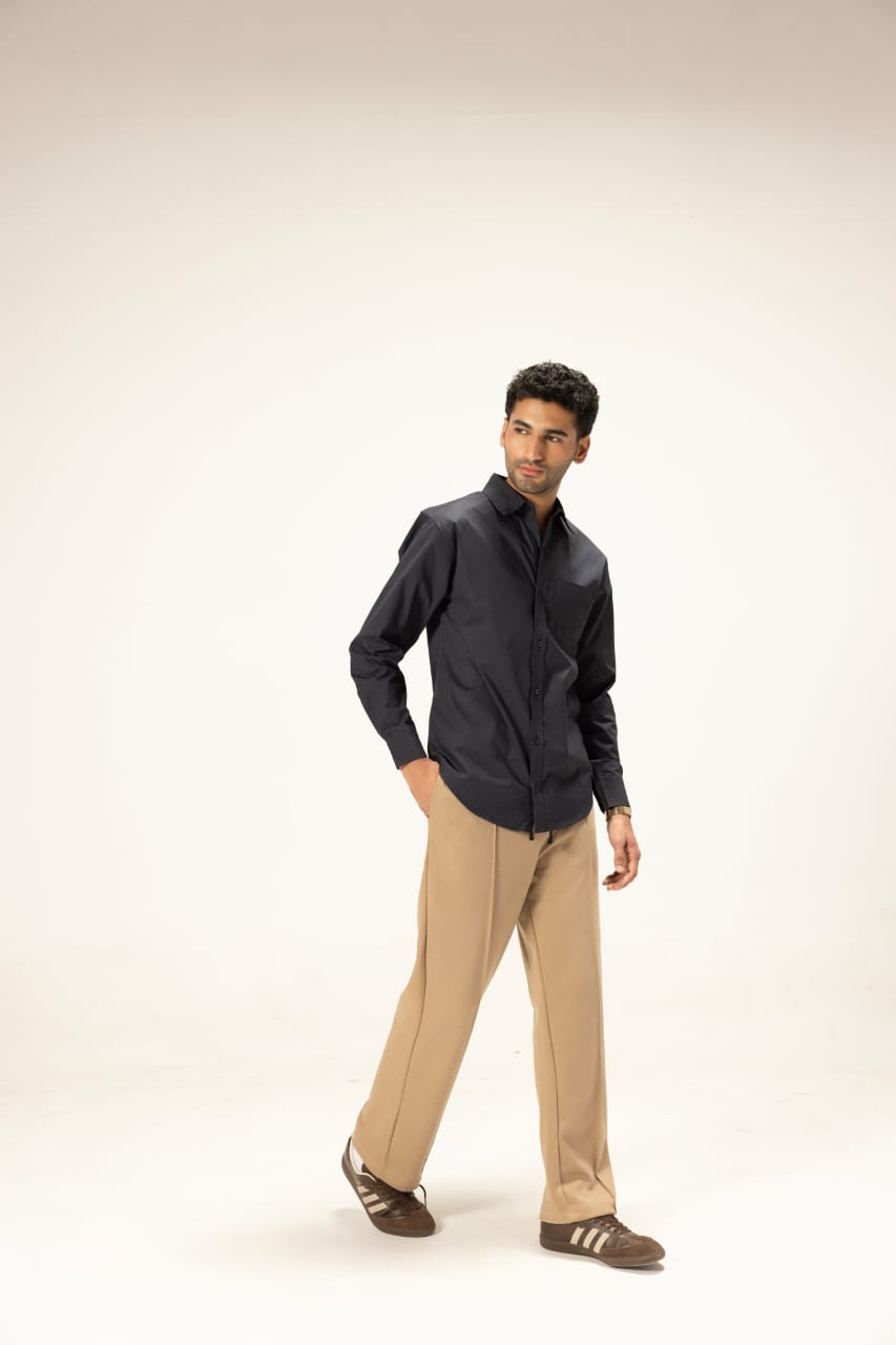 Carbon Back-Pleat Shirt