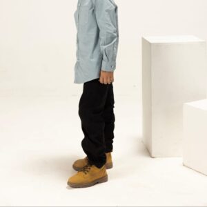 Soft Twill Black Chino Pants